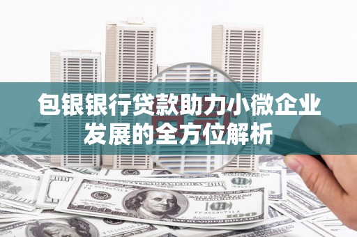 竹北包银银行贷款助力小微企业发展的全方位解析
