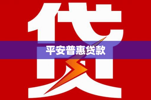 竹北平安普惠贷款